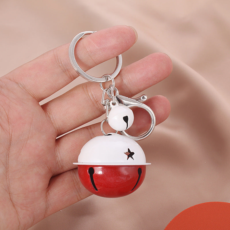 Wholesale Metal Color Bell Keychain